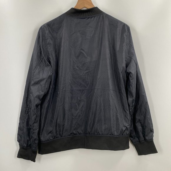 Sovereign Code Black Allistor Mesh Bomber Jacket - Picture 3 of 8